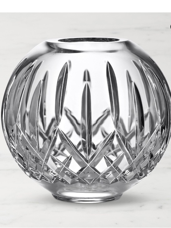 Waterford Other - Waterford Crystal Lismore Small Rose Bowl Vase 3.5" Acid Etched Gothic Mark